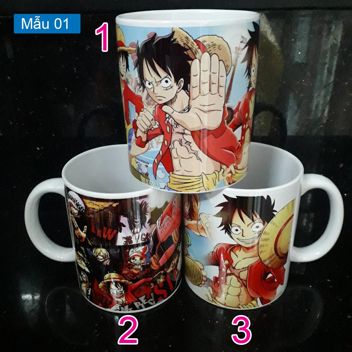 [HCM]Ly sứ (Cốc Sứ) anime Onepiece - nhân vật Luffy