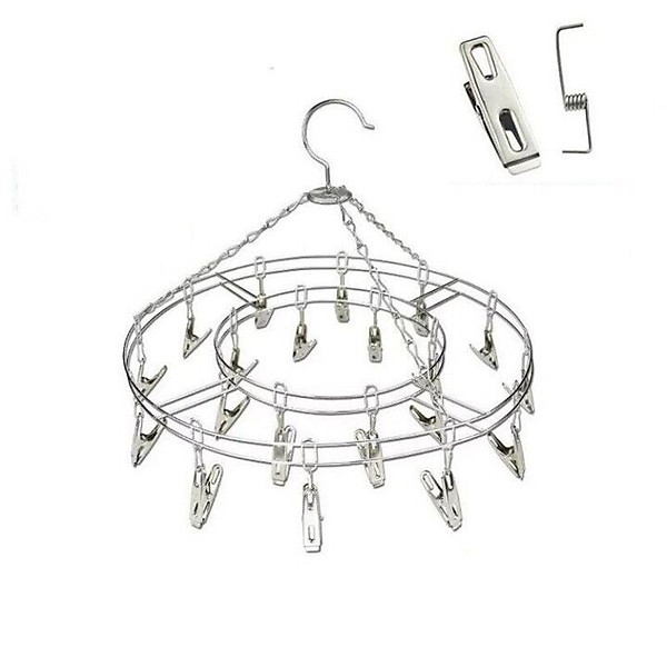 Móc Trùm Phơi Quần áo Inox