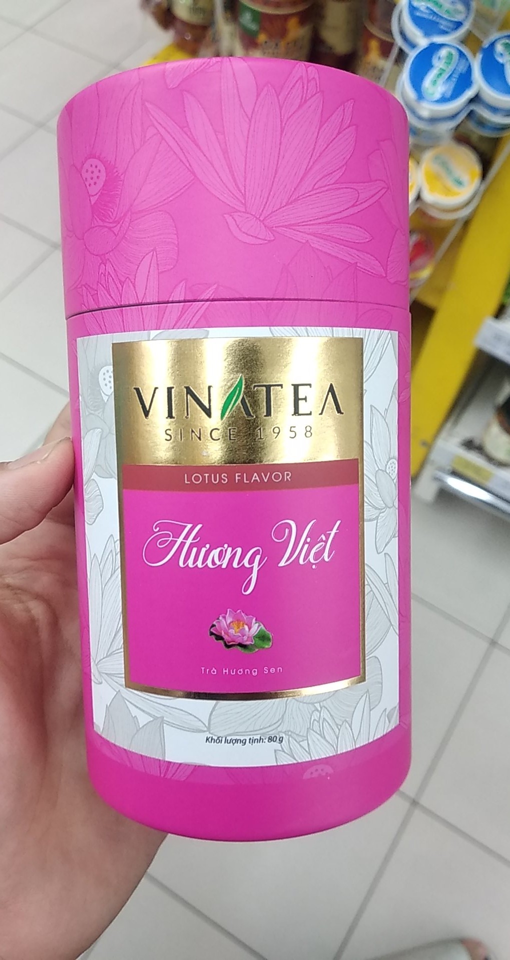 Trà sen Hương Việt Vinatea 80g