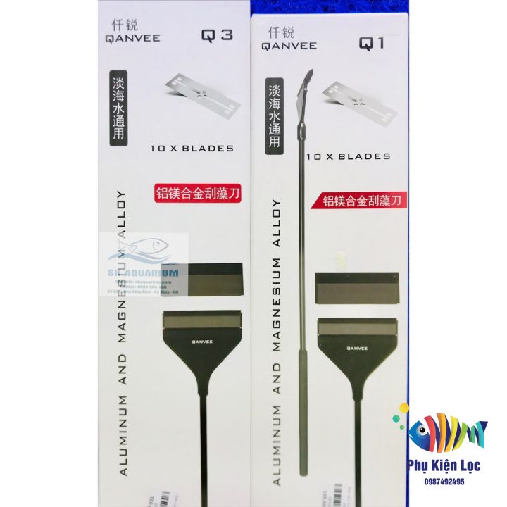 Cây Cạo Rêu Thủy Sinh Inox QANVEE Q1 Q3