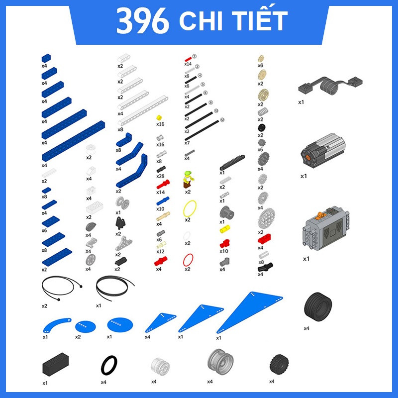 (Full box) Bộ Lego Technic 9686