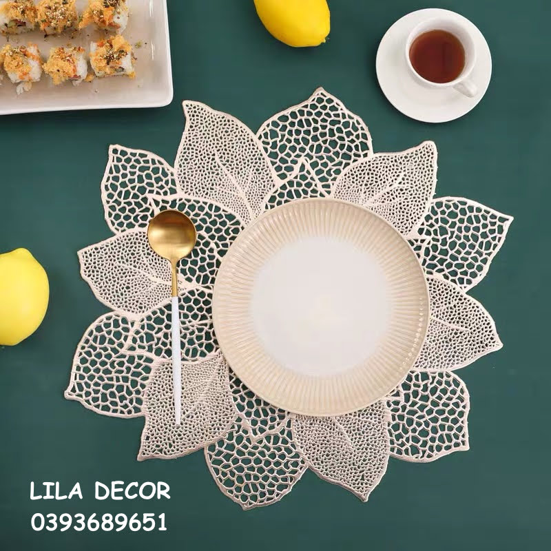 [HÀNG ĐẸP] Tấm lót bình nước, lọ hoa trang trí nhựa PVC cứng siêu bền, chịu nhiệt, chống thấm nước