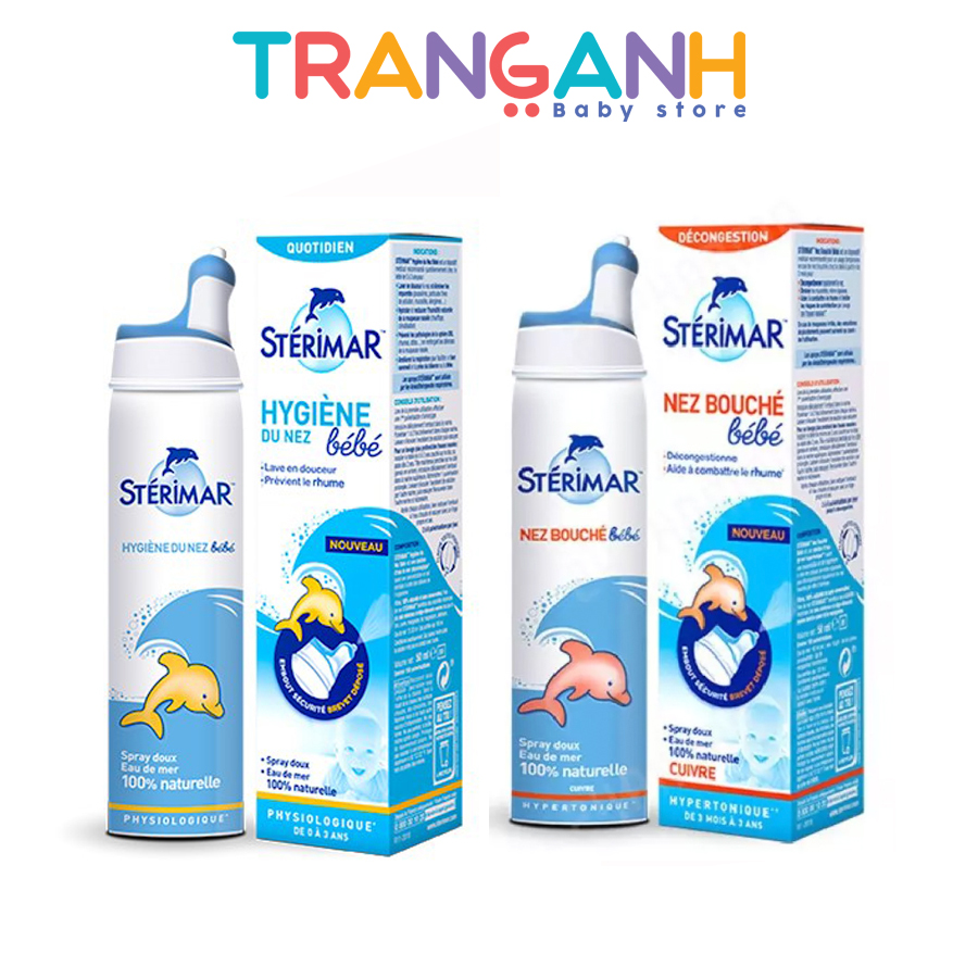 Xịt mũi Sterimar cho bé