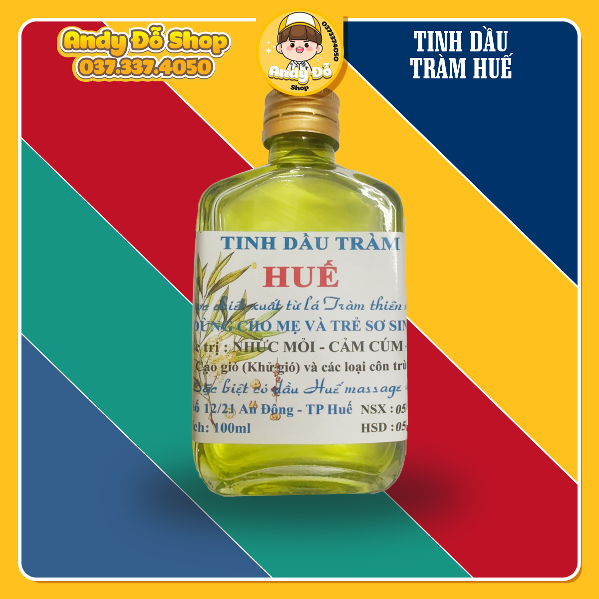 Tinh dầu tràm huế.