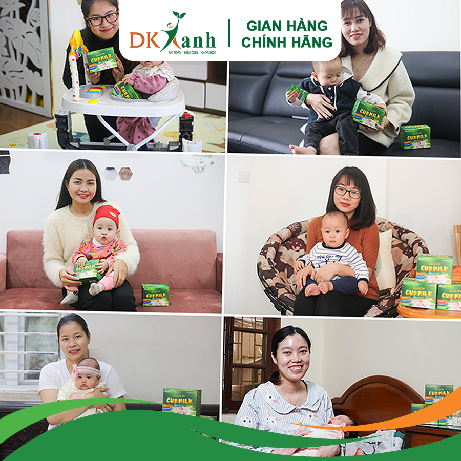 Cốm lợi sữa Curmilk - DK Pharma (hộp 20 gói)