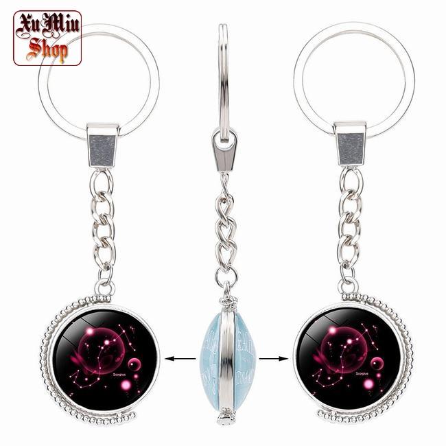 Móc khóa 2 mặt cung hoàng đạo XM05 - Thần Nông