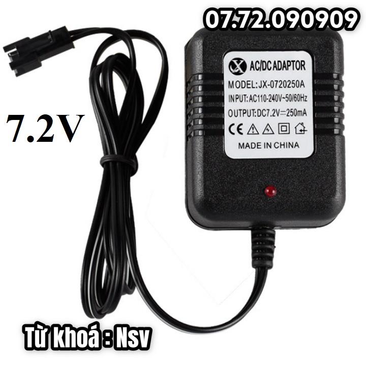 Nsv Củ sạc pin 7.2v cho xe mô hình điều khiển từ xa cổng SM