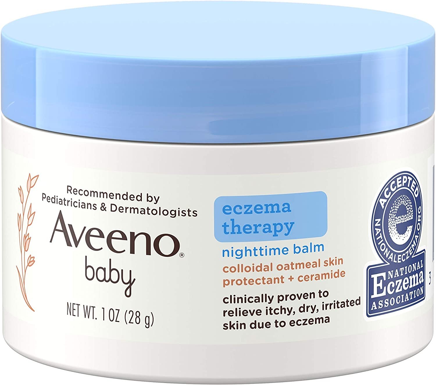 Bộ Hỗ Trợ Chàm Sữa Aveeno Eczema cho bé (Kem chàm sữa, bột tắm chàm sữa, kem dưỡng da cho bé) - Bill Mỹ