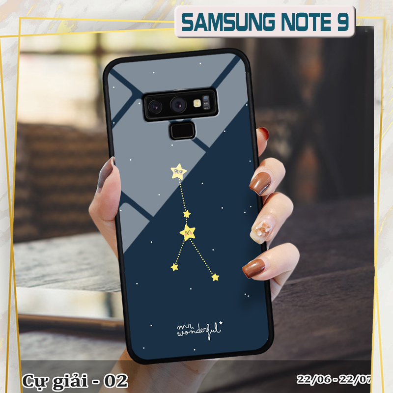 Ốp kính SAMSUNG NOTE 9 in cung hoàng đạo