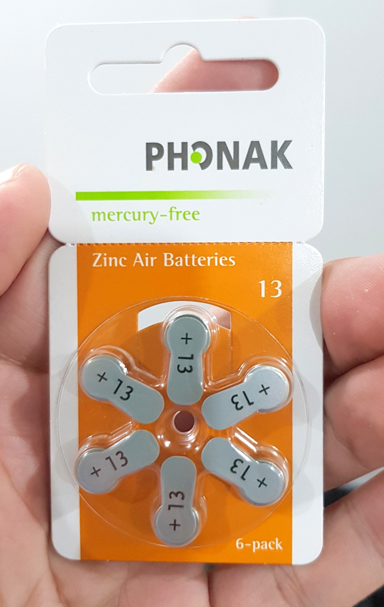 [HCM]Pin dùng cho máy trợ thính PR48 13 Phonak PR41 312 vĩ 6 viên
