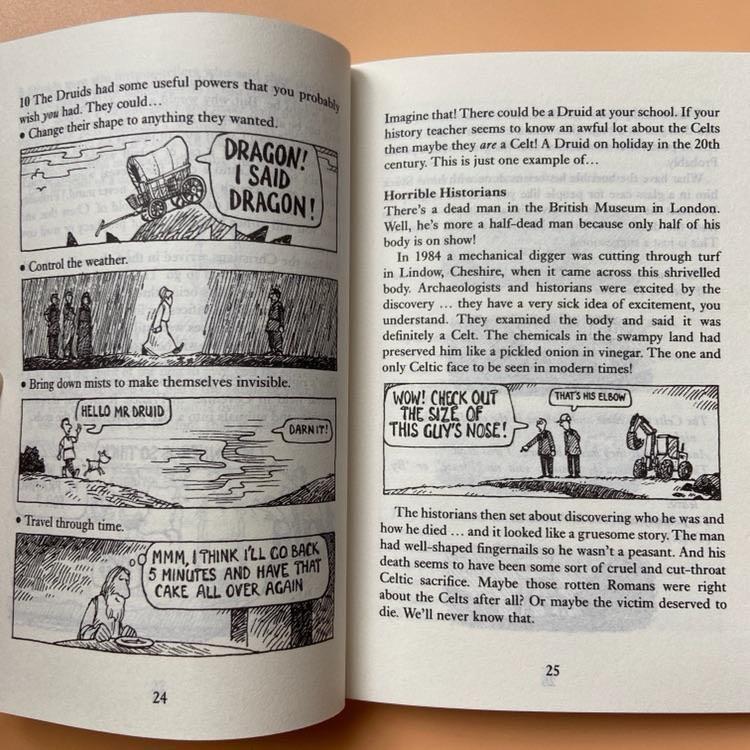 Bản đen trắng- Horrible Histories 20q - No box