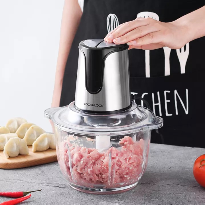 Máy Xay Thịt 2 Lưỡi Dao Kép Lock&Lock EJM171 (2L) - Hàng Chính Hãng