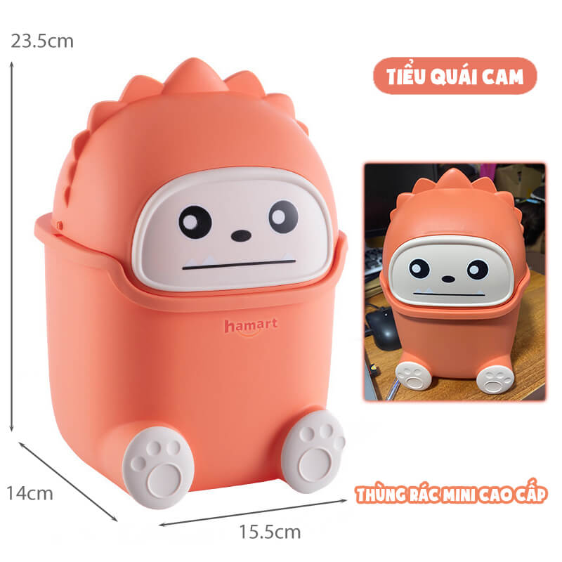 Mini Waste Bin Desktop Home Garbage Basket Table Trash Can Swing for Home Office Table Trash Can Small Waste Bin Office Supplies