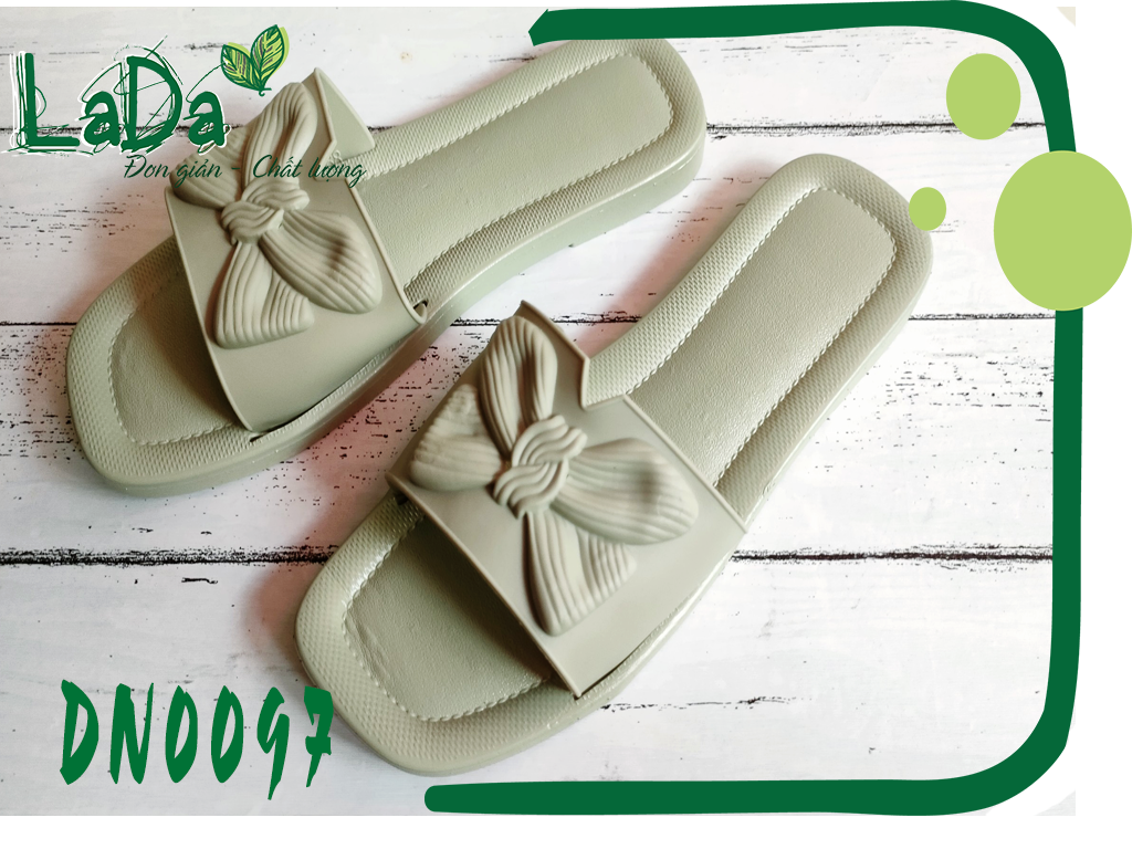 Dép Quai Ngang Nữ Đính Nơ Siêu Êm Chân [DN0097]