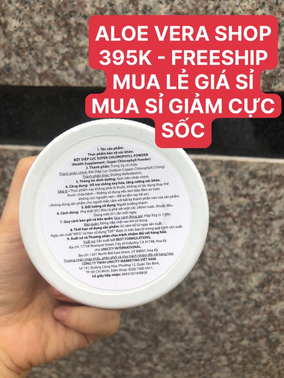 Concentrated Chlorophyll Powder to Support Uni Detoxification (92g)