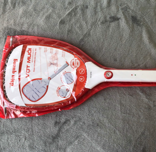 Vợt muỗi Điện Quang ĐQ EMR02 WR ( Trắng - đỏ )