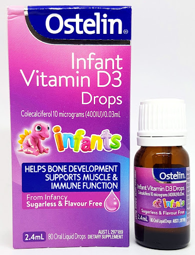 Vitamin D3 Trẻ Sơ Sinh Úc Nhỏ Giọt Ostelin