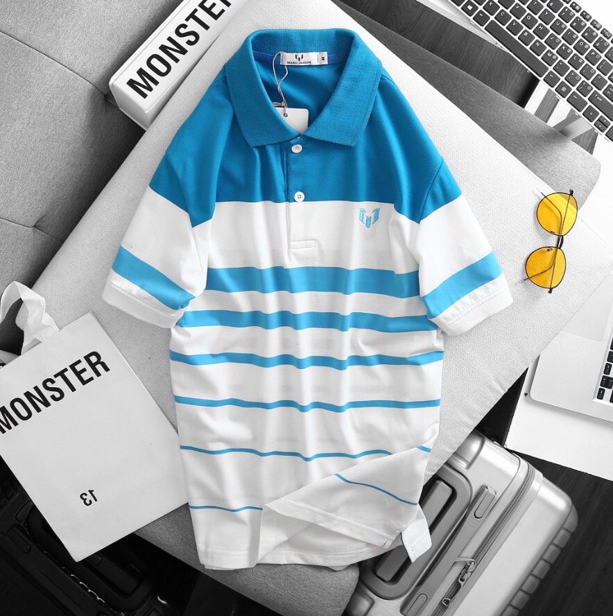 Áo thun sọc ngang chất cotton cao cấp