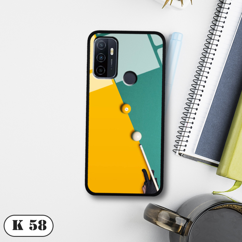 Ốp lưng kính 3D điện thoại OPPO A53