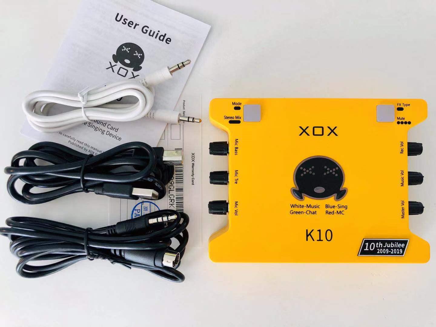[HCM]Combo Thu Âm XOX K10 Đặt Biệt Và Mic ISK AT100