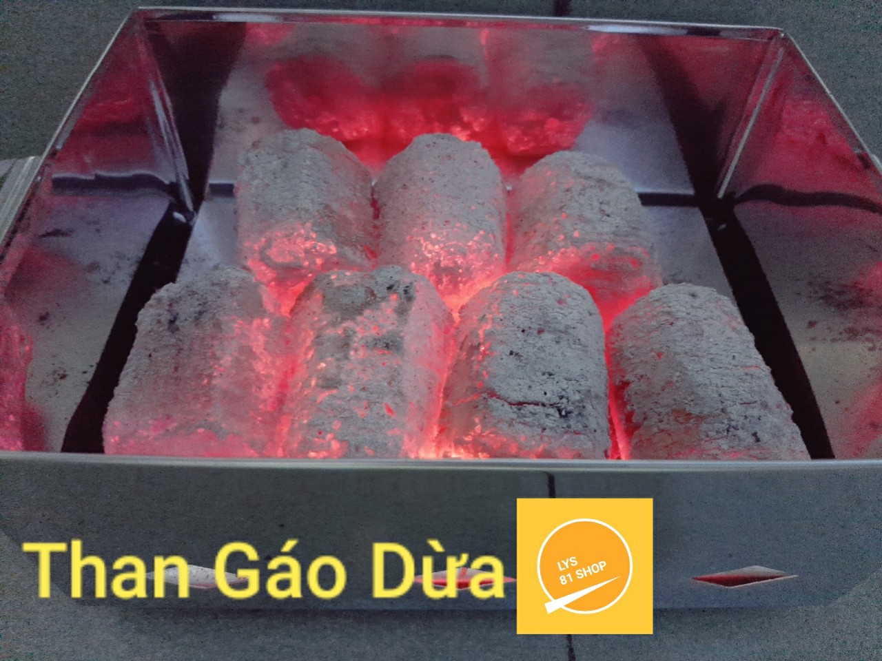 Than nướng gáo dừa BBQ - 3kg