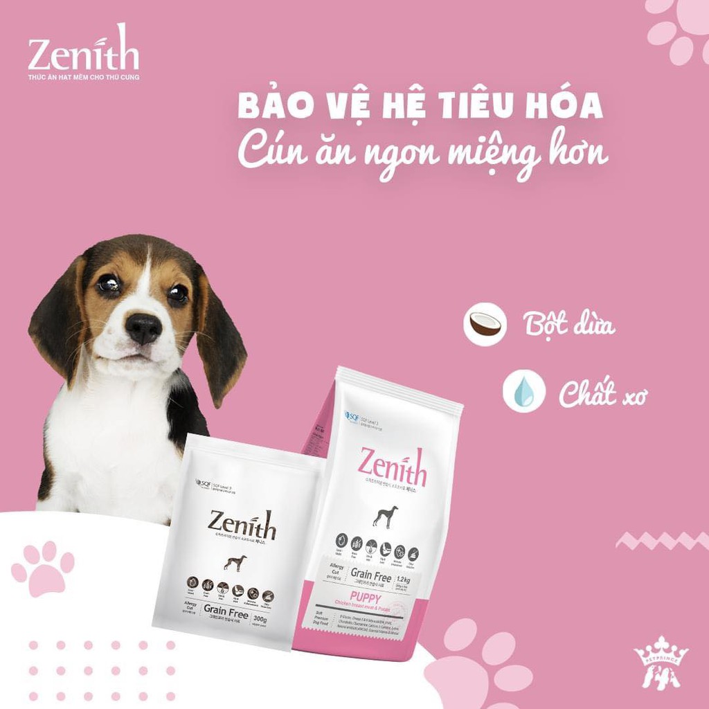 Hạt mềm Zenith Hàn Quốc cho chó con