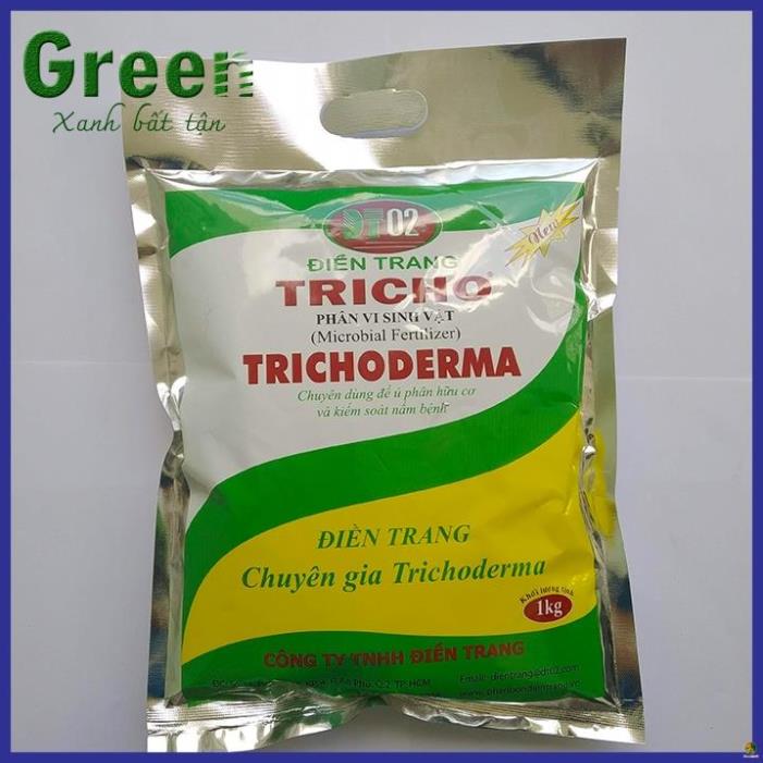 Dt02 tricho 1kg nấm trichoderma đối kháng bệnh, ủ phân vi sinh