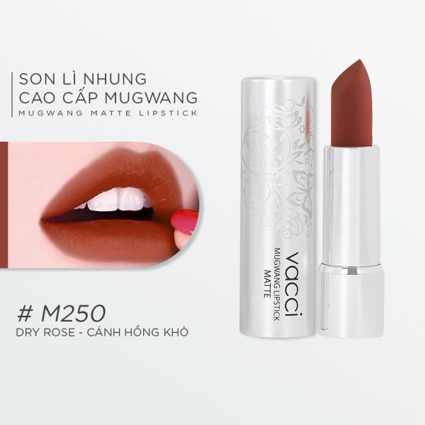 Son Nhung Lì Cao Cấp Vacci Mugwang Lipstick Matte
