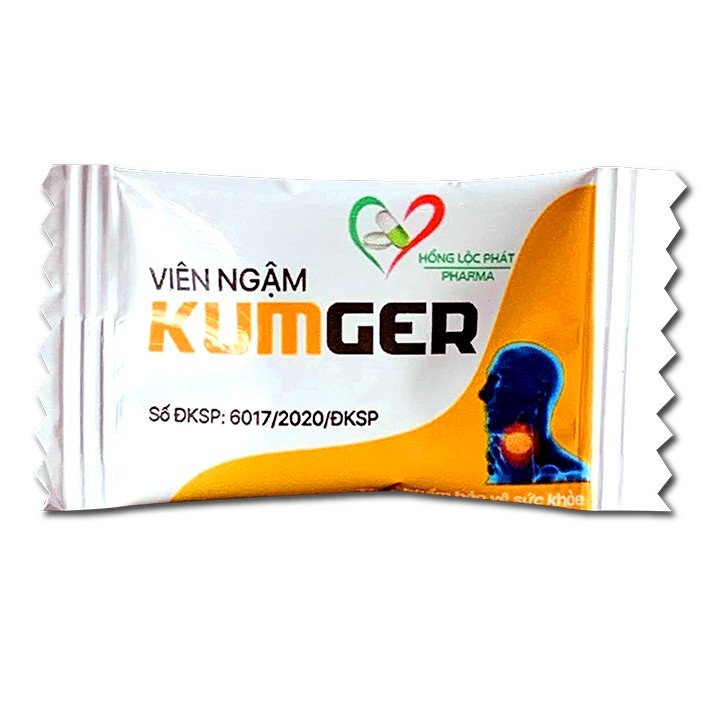 KẸO NGẬM GỪNG KUMGER HỘP 100 VIÊN