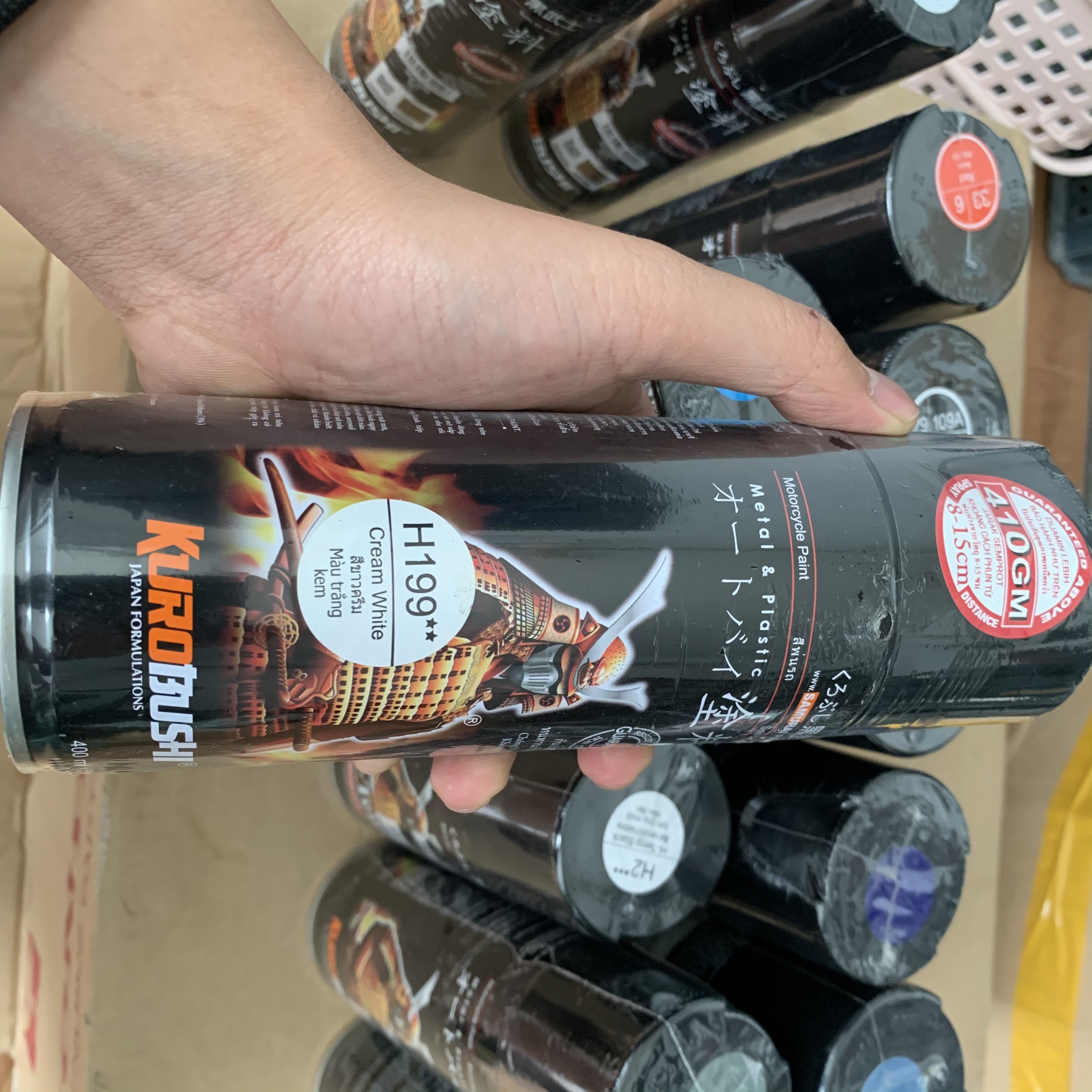 Sơn Samurai sơn Phủ 2K01 Màu trong, Sơn xịt xe máy