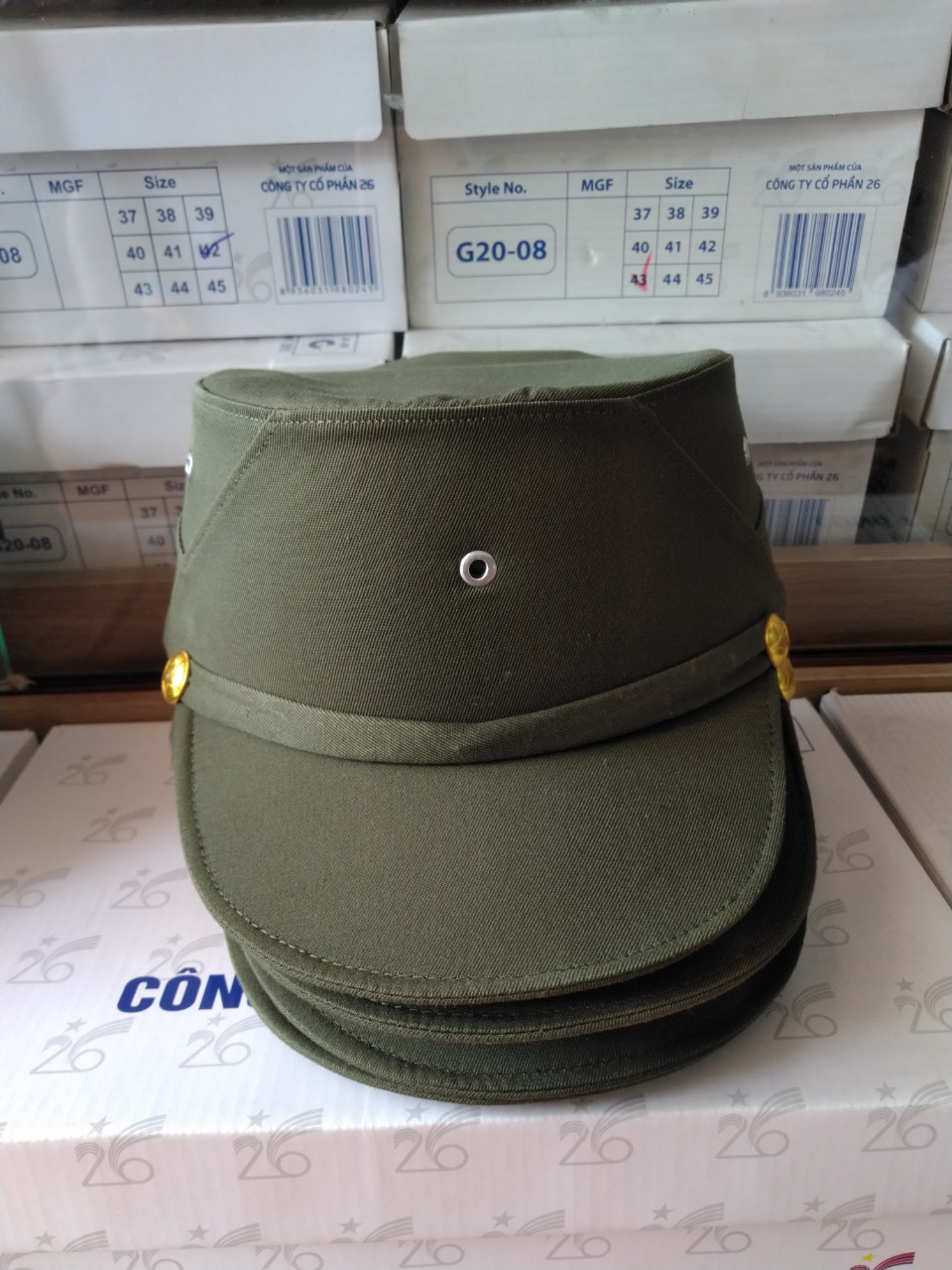 Mũ mềm cựu chiến binh (tặng kèm sao)