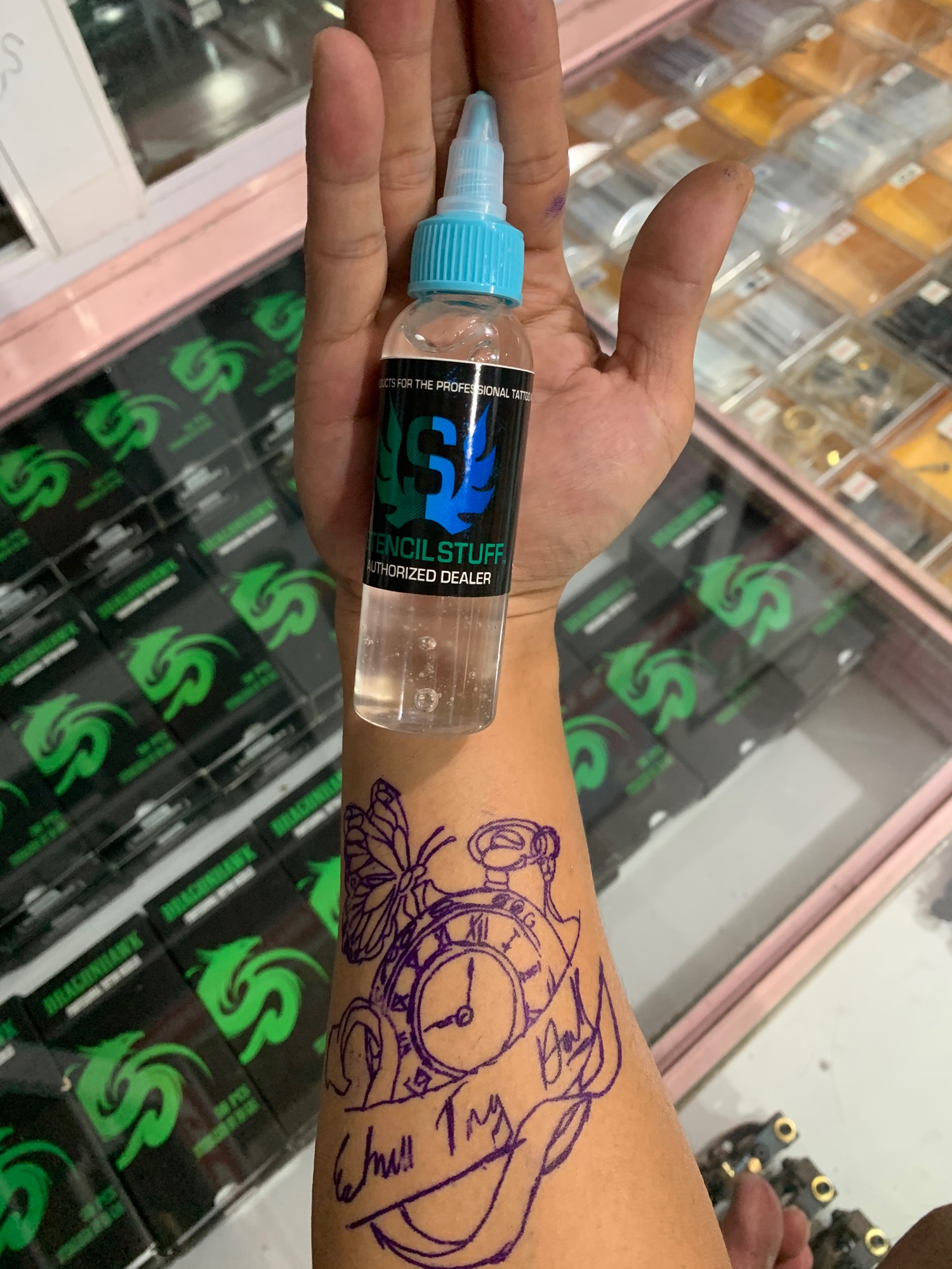 Gel in hình..Siêu bám sắc nét Stencil Stuff 60ml 89k/60ml