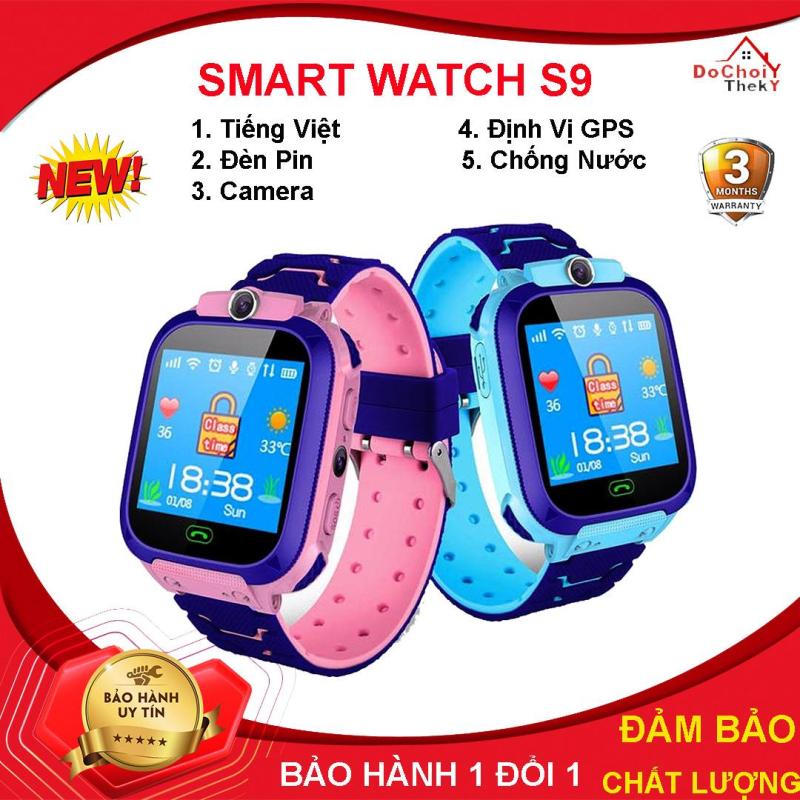 [ BẢN CAO CẤP ] Đồng hồ định vị trẻ em GPS Smart Watch S9 Có Camera và nghe gọi 2 chiều. Đồng hồ thông minh S9, đồng hồ trẻ em, đồng hồ điện thoại, đồng hồ điện thoại có chụp ảnh - BẢO HÀNH 3 THÁNG