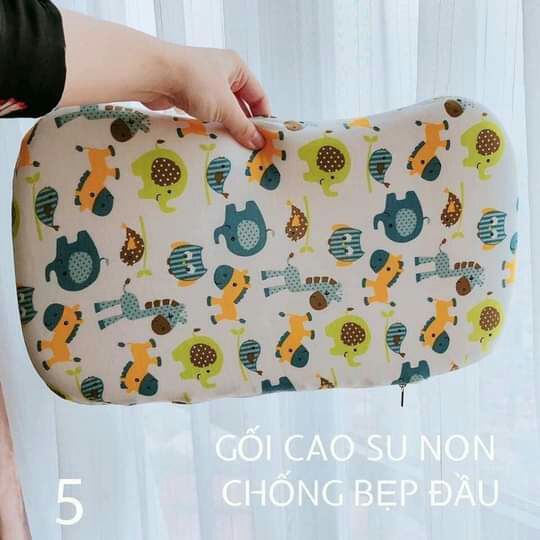 Gối cao su non cho bé