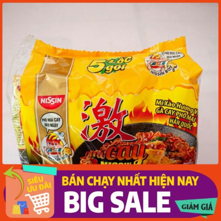 combo 5 gói MÌ CAY NISIN HÀN QUỐC (lốc 5 gói)