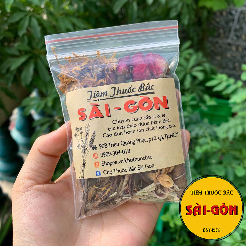 [HCM]Túi Lá Xông Mặt Thải Độc - Set 10 Túi