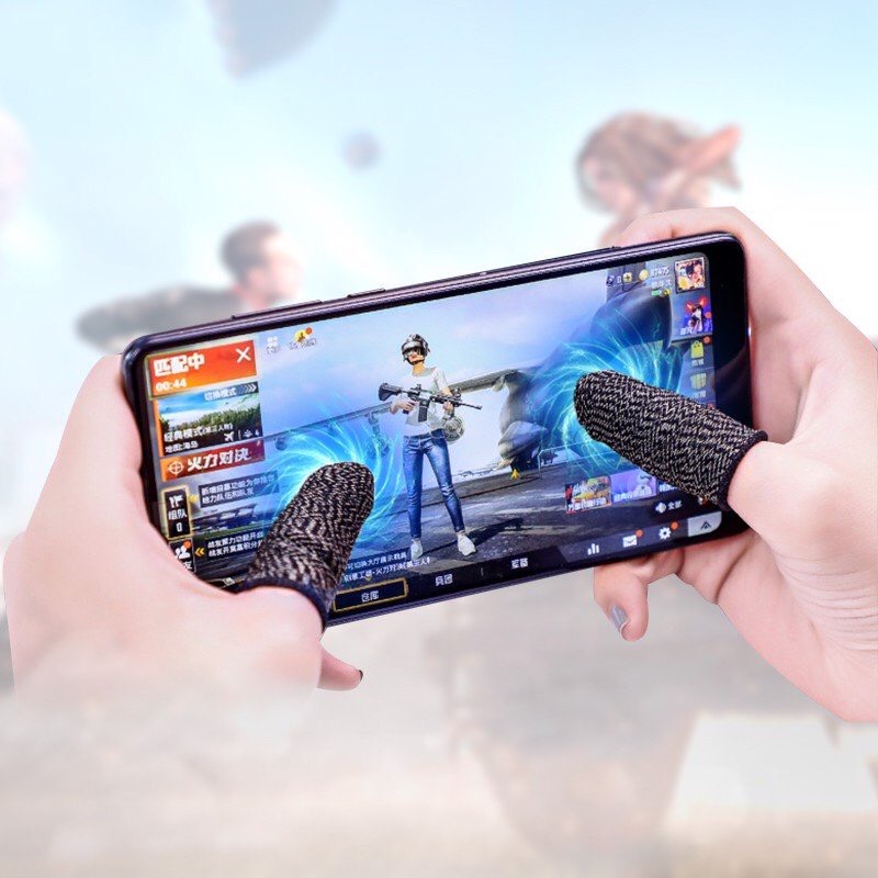 Găng tay chơi game chuyên dụng ff MEMO sợi bạc cao cấp chống mồ hôi co giãn tốt tăng độ nhạy cảm ứng , chơi game
