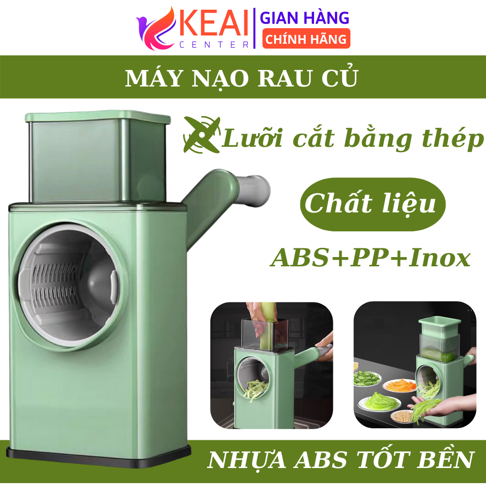 Máy Cắt Thái Rau Củ Quả Đa Năng - Dụng cụ cắt lát, bào sợi rau củ