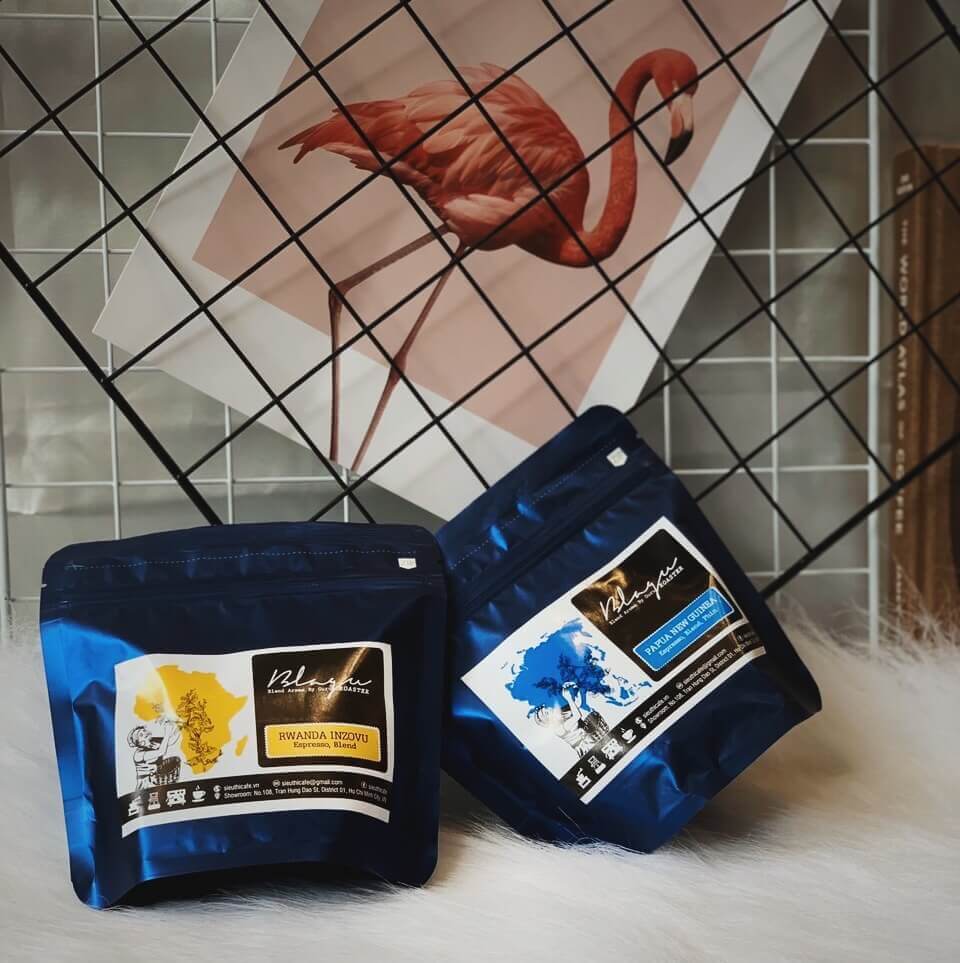 [HCM]CÀ PHÊ BLAGU HẠT ĐÃ RANG  PAPUA NEW GUINEA LIGHT- MEDIUM 100g