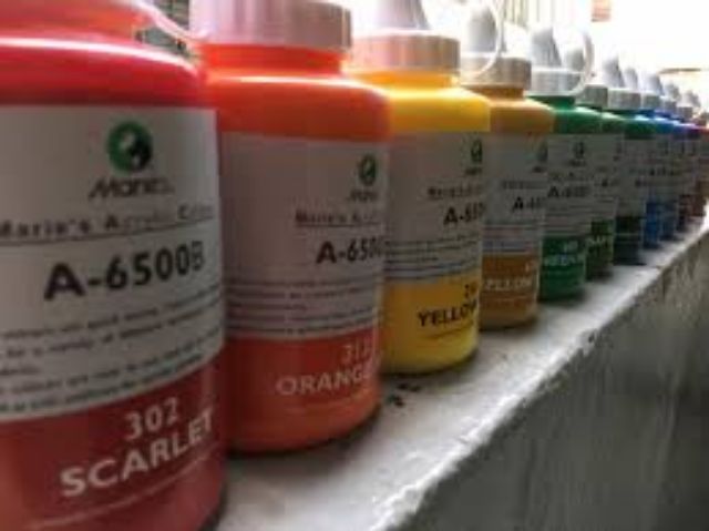 [HCM]MÀU VẼ ACRYLIC MARIES 500ML BÌNH VÒI