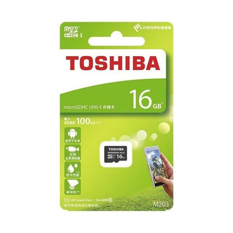 Thẻ nhớ MicroSDHC Toshiba M203 UHS-I U1 16GB 100MB/s