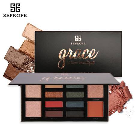 Phấn mắt - Bảng Màu Mắt Seprofe 12 Màu (ảnh thật)
