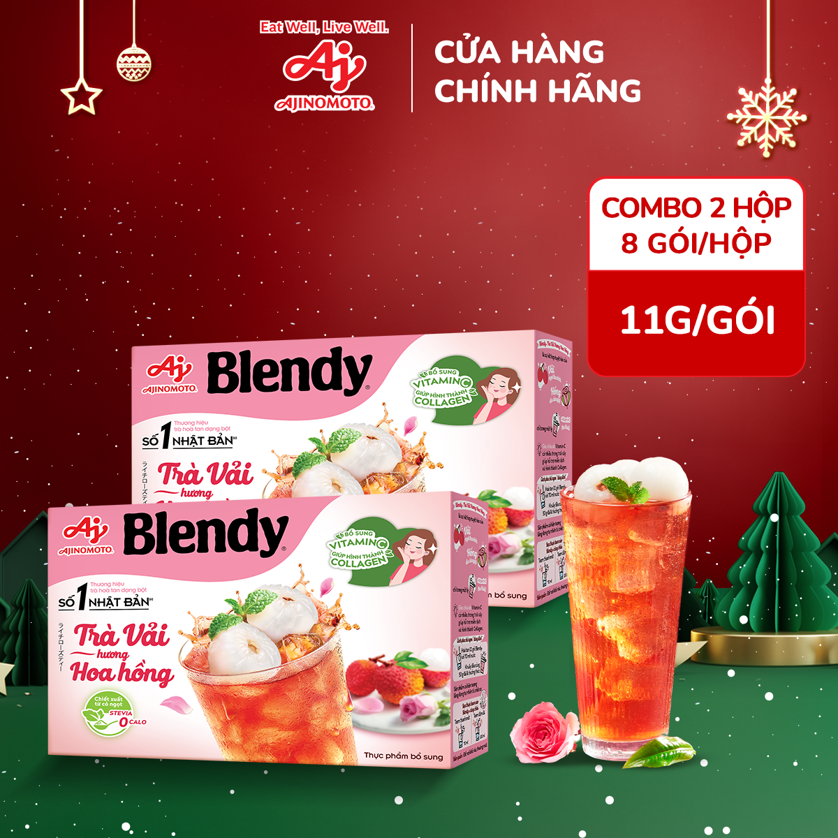 Combo 2 Hộp Trà Vải Hương Hoa Hồng&hellip;