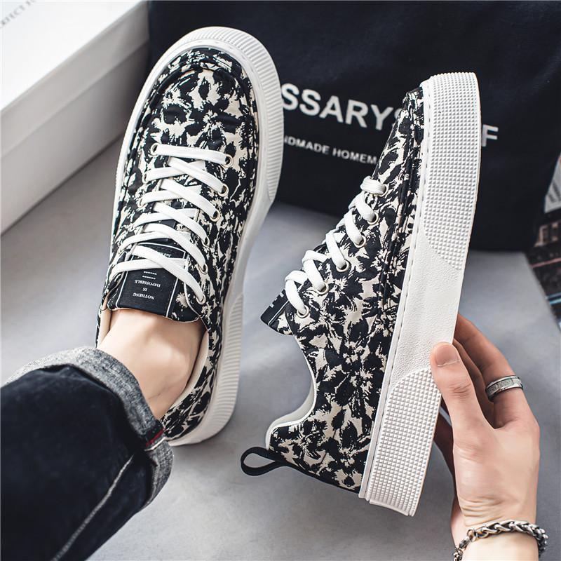 Giày Nam, Giày Sneaker Nam Vải Canvas Cao Cấp - fullbox