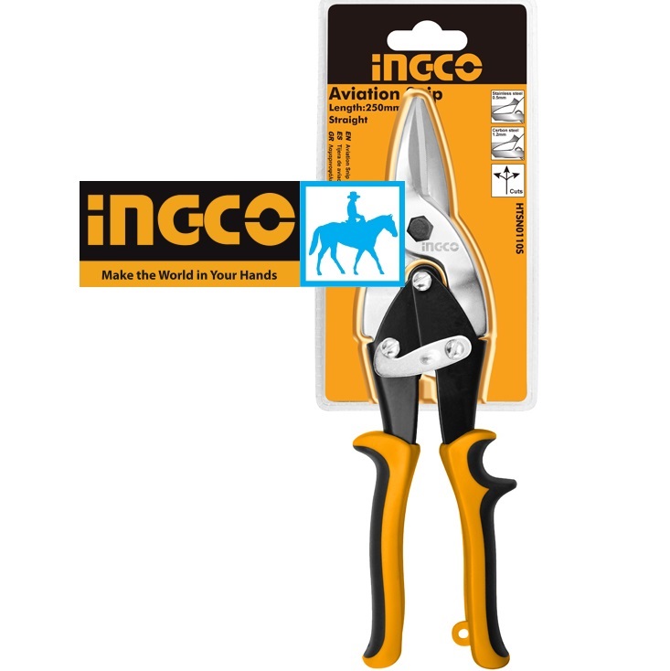 Kéo cắt tôn thẳng 10inch INGCO HTSN0110S