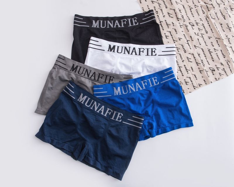 Combo 05 Quần Sịp boxer đùi nam Munafie Cao Cấp