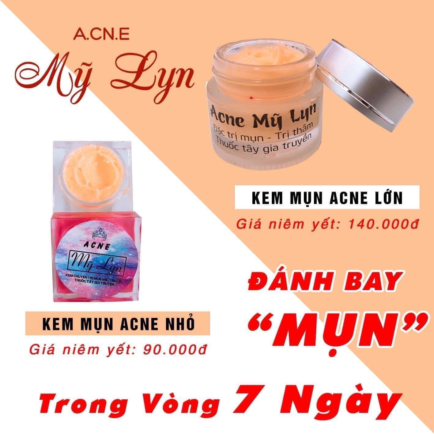 [HCM]KEM ACNE MỸ LYN SIZE 5 GRAM (Chính hãng)