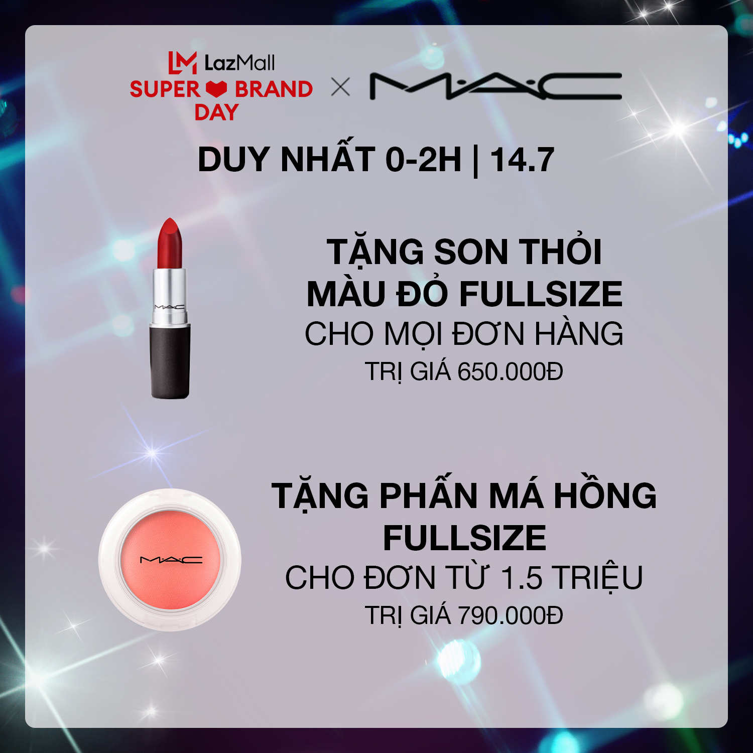 Bảng phấn mắt 9 ô với kết cấu mềm mại dễ tán và lên màu chuẩn, chân thật MAC Eye Shadow X 9 5.85g