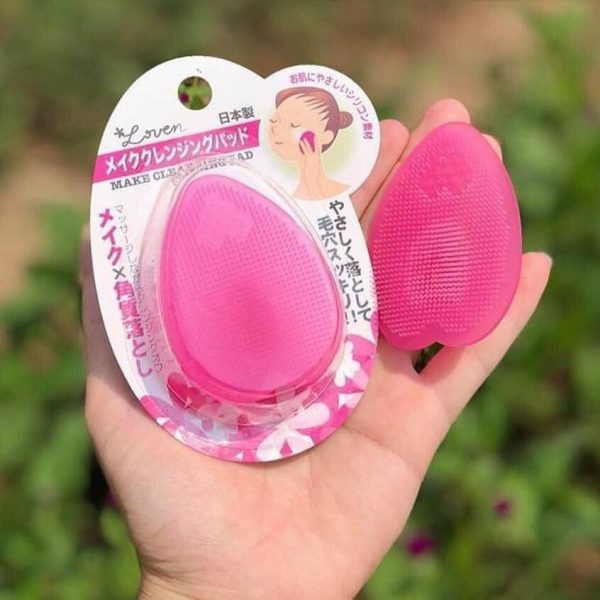 Miếng Rửa Mặt Silicon Nhật Bản Seiwapro Loven Make Cleansing Pad