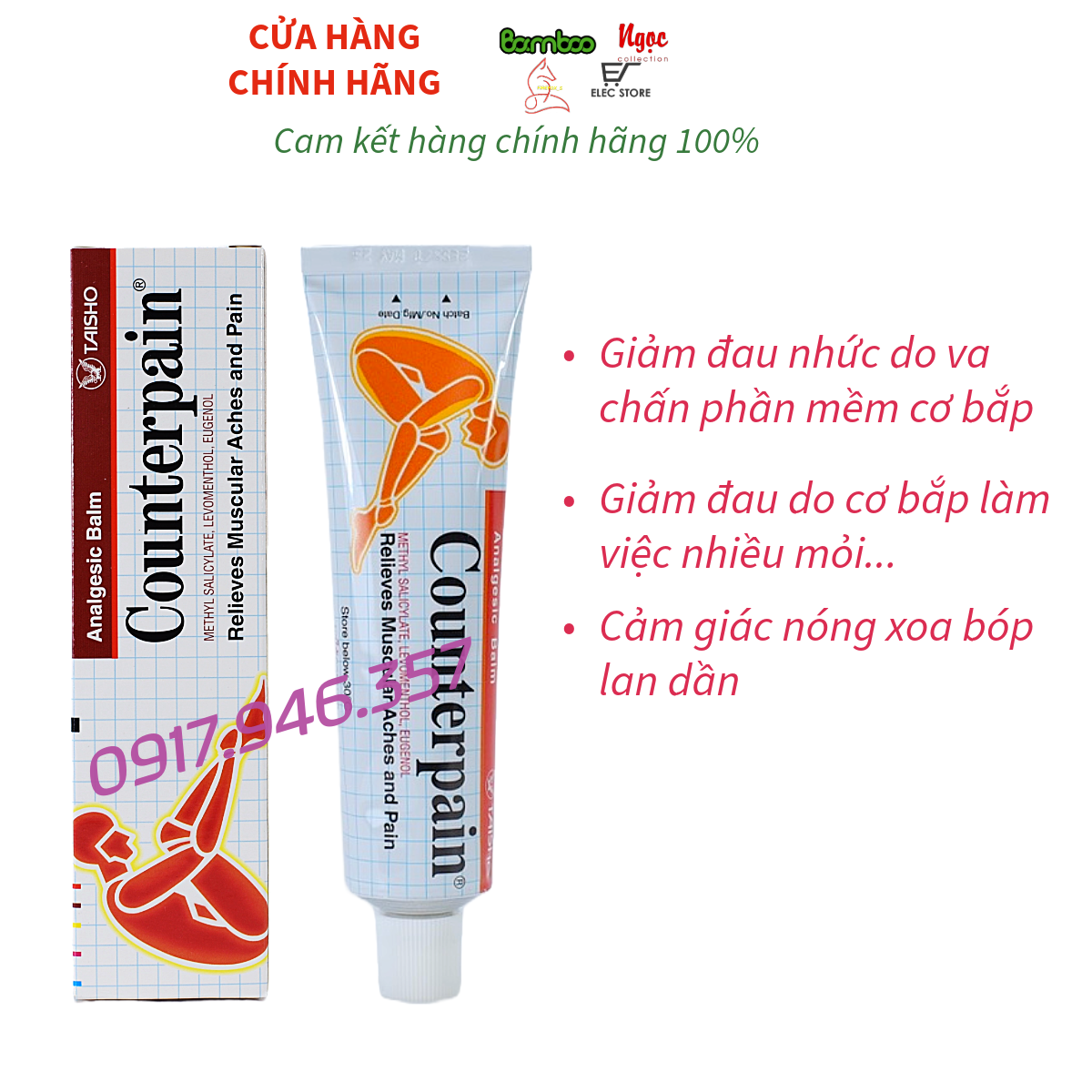 Cao Xoa Bóp Counterpain 60g Thái Lan